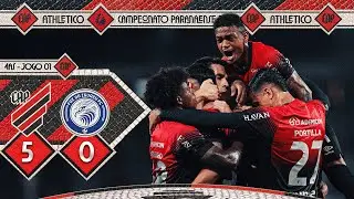 ATHLETICO 5X0 FOZ | MELHORES MOMENTOS | CAMPEONATO PARANAENSE 2026