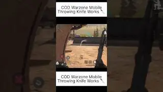 COD Warzone Mobile | 1 vs 2 | Throwing Knife | Last Zone 🔥 | Shorts Video #warzoneandroid #warzone