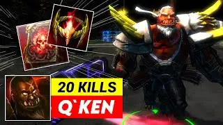 HoN Flint Beastwood - Q`Ken 20 Kills Legendary