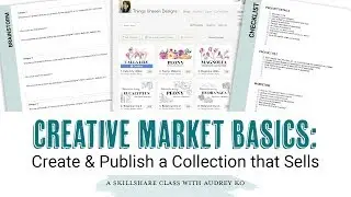 Creative Market Basics: Create & Publish a Collection that Sells (online class preview)