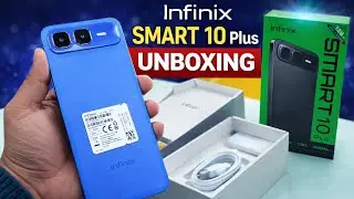 Infinix Smart 10 Plus Iris Blue | Full Unboxing & First Look 🔥