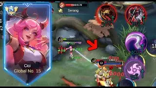 TOP GLOBAL CICI BEST ONE SHOT BRUTAL DAMAGE BUILD 100% META DESTROYER TO RANK UP FAST🔥