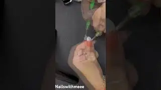 🧡Easy dotting Nailart at home for beginners💅✨#shorts #nailswithmeee #nails