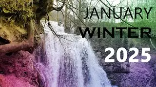 G&ouml;nninger Wasserfall │ Winter Impressionen Januar 2025 │ Schw&auml;bische Alb【4K】