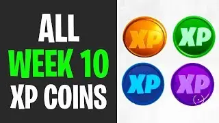All XP Coins Locations WEEK 10 - Fortnite