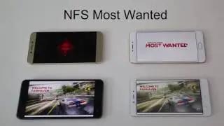 DOOGEE F7 Pro VS Xiaomi Redmi Note4 VS LeEco Le2 VS Meizu MX6 | The game operation speed contest