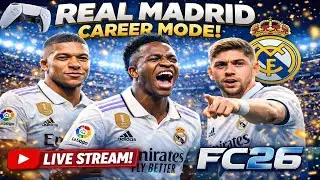 Real Madrid Career Mode Live FC26 Manager Career Mode