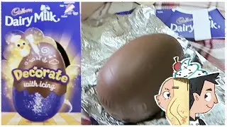 Having fun icing EASTER EGGS!