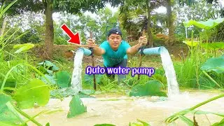 Auto Pump From River Siphon system
