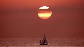 Sunset & Ocean Visuals | Relaxing Instrumental Music | Apollo Lab