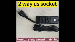2 way  us socket Surface mounted Furniture  equipment matching-production wholesale manufacturing