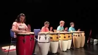 Percussions latines avec les enfants