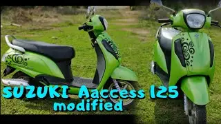 Новый Suzuki Access 125 полностью модифицирован