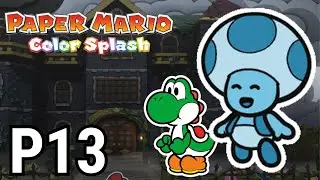 Paper Mario Color Splash - Gameplay Walkthrough Part 13 - Dark Bloo Inn (Wii U)