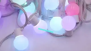 Custom RGB G45 Festoon String Lights