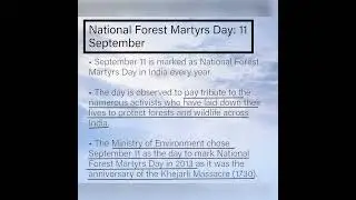 National Forest Martyrs Day #shorts