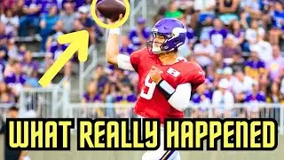 J.J. McCarthy TOSS'N BOMBS To Jordan Addison At Vikings Training Camp Practice | Vikings Fest
