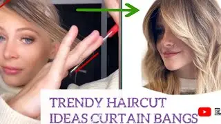 Tutoriel facile et rapide/ coupe frange rideau tendance#curtains