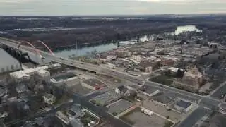 Drone Downtown Hastings, MN