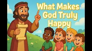 What Makes God Truly Happy (Micah 6:3-8) 📢 #BibleForKids #SundaySchool #DoRightBeKind #WalkWithGod