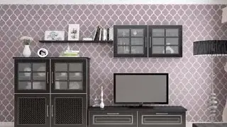 Классический вариант гостиной в KitchenDraw