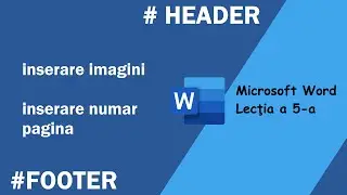 Cum fac mai atragator un document Word ? #header #footer #paginatie
