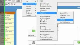 Sage DacEasy 2013: Display total number of checks and check sums