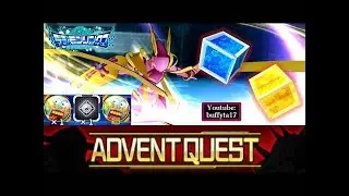 Digimon Linkz - Testing Advent Quest & Luck