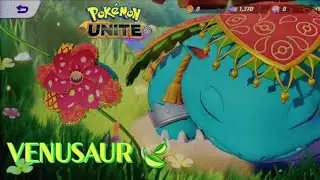 Bulbasaur (Venusaur) Pok&eacute;mon Unite 🔥 Sp. Atk Gameplay | Overgrow & Seed Bomb Tactics #pokemonunite 