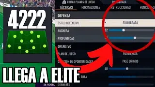 CON ESTA FORMACION LLEGAS SEGURO A ELITE EN EA FC 24!! TACTICAS E INSTRUCCIONES 4-2-2-2 EA FC 24