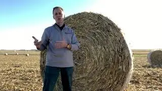 360 Yield Minute: Baling Corn Stalks Behind 360 CHAINROLL