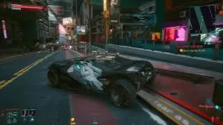 Funny Automated Car Donuts Glitch // Cyberpunk 2077