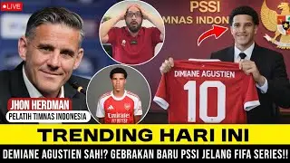 🔴LIVE BREAKING! PENYERANG BARU TIMNAS INDONESIA, DEMIANE AGUTIAN SAH?! WNI. GEBRAKAN BARU PSSI‼️
