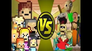 BACK TO SCHOOL BATTLE (Kindergarten VS Baldi's Basics in Education and Learning)