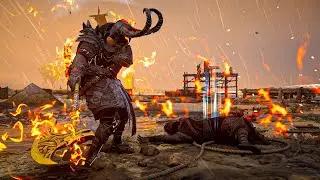 Assassin's Creed Valhalla - Pyromaster Viking, Fire executions & Brutal Combat (AC Valhalla)