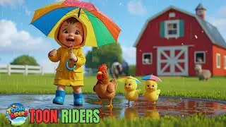 🌈 Rain Rain Go Away &ndash; Fun Nursery Rhyme Adventure | Toon Riders