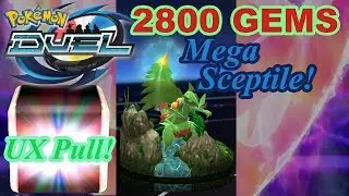 POKEMON DUEL: UX Mega Sceptile Pull - 2800 Gem Mega Booster Opening