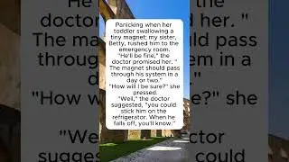 The Magnet #kids #doctor #funny #magnet #comedy #jokes #humor #fridge #advice #mom #shorts #cute