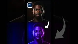 Blend Dual Colors on Portrait in Photoshop &ndash; Easy Gradient Method