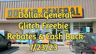 Dollar General Glitch Freebie Sale Ad 7/23/23 #dollargeneral #dg #glitch #pennyshopper