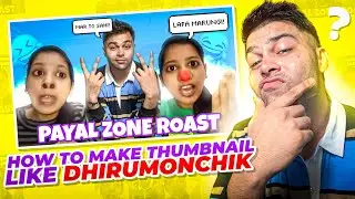 Roast Thumbnail Kaise Banaye #shorts #dhirumonchik