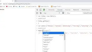 How to get name of day using Date() object in javascript.