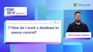How do I track a database in source control?
