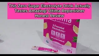 This Zero Sugar Electrolyte Drink Actually Tastes Amazing! Ultima Replenisher - Honest Review
