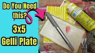 Tiny Gelli Plate Prints: 3x5 Index Card Art Challenge (June & July)
