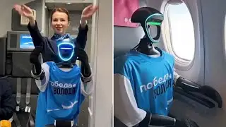 Робот-гуманоид присоединился к экипажу авиакомпании для первых в истории летных испытаний