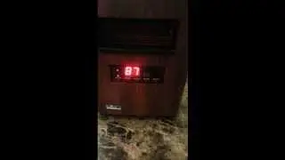 iHeater 1500 Portable Infrared Heater with Wood Grain Finish 1500w