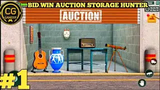 BID WIN AUCTION STORAGE HUNTER | GAMEPLAY#1 STORAGE AUCTION: BUSINESS GAME @ICONVGAMERZ97 
