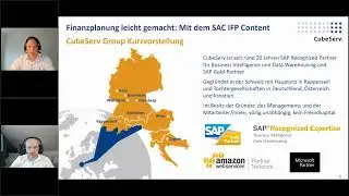 Webinar Finanzplanung leicht gemacht - Mit dem SAC Integrated Financial Planning Content