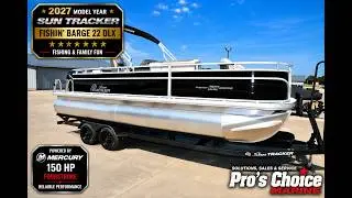 2027 Sun Tracker Fishin’ Barge 22 DLX stock# ST1118